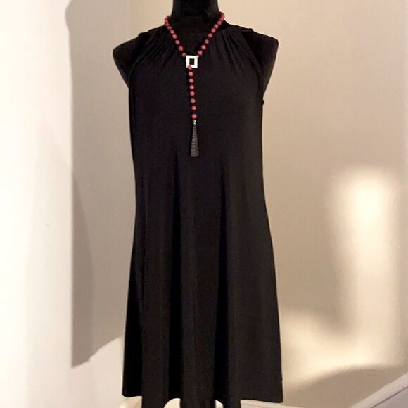 MSK Halter Neck Black Dress - Picture 1 of 2